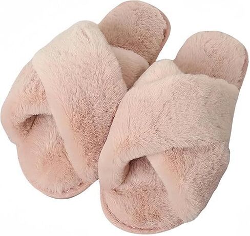 Nordic Cozy Cross Band Slippers in Saudi Arabia