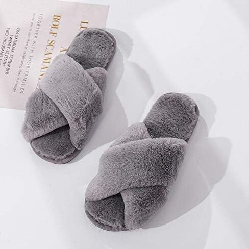 Nordic Cozy Cross Band Slippers in Saudi Arabia