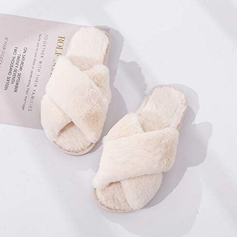 Nordic Cozy Cross Band Slippers in Saudi Arabia