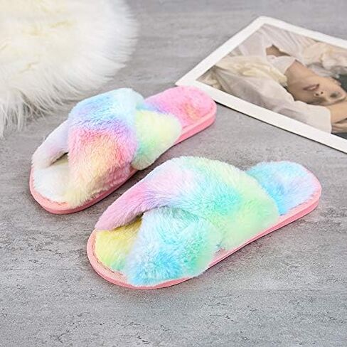 Nordic Cozy Cross Band Slippers in Saudi Arabia
