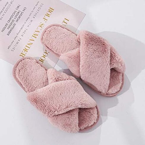 Nordic Cozy Cross Band Slippers in Saudi Arabia