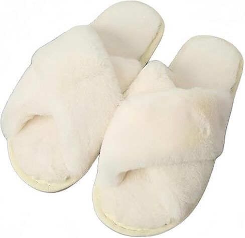 Nordic Cozy Cross Band Slippers in Saudi Arabia
