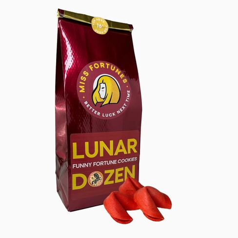 Ironic T'rump Fortune Cookies, 12 Red White And Blue Cookies With Messages From Dear Leader Himself, Satirical Fortunes Written By Professional Comedy Writers, Get Some Before They're Banned! in Saudi Arabia
