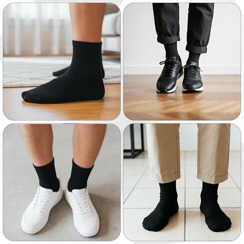 110 Pairs Bulk Mens Socks Casual Moisture Wicking Sports Ankle Socks for Women Men Adult Homeless Unisex in Kuwait
