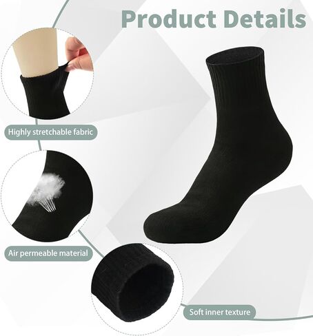 110 Pairs Bulk Mens Socks Casual Moisture Wicking Sports Ankle Socks for Women Men Adult Homeless Unisex in Kuwait