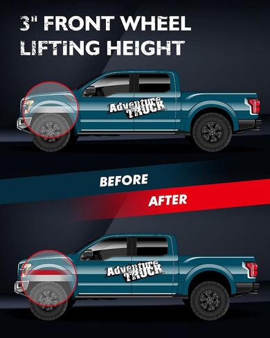 Leveling Lift Kits 3’’ Front for R-a-m 1500 4WD 2011-2019, KAX Leveling Kit for Ram 1500 2WD 4WD 2020-2025, 3’’ Front Suspension Strut Spacers in Saudi Arabia