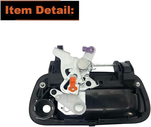 مزلاج الباب الخلفي بمقبض الباب الخلفي مع فتحة مفتاح متوافقة مع 2000-2006 Toyota Tundra، يستبدل # 69090-0C010 69090-0C030-C0 in Kuwait