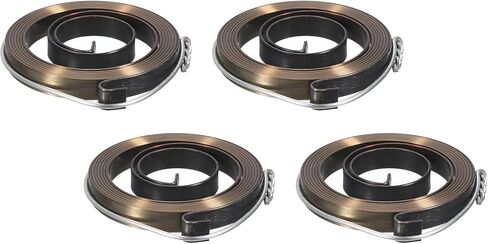 uxcell Drill Press Spring Drill Press Quill Feed Return Coil Spring Assembly Spring Steel Chemical Blackening Finish 980mm Expand Long 42 x 6 x 0.65mm 3 Pcs in Saudi Arabia