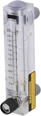LZM-15T Adjustable Panel Type Flowmeter Flow Meter for Liquid 0.2-2.0GPM in Saudi Arabia