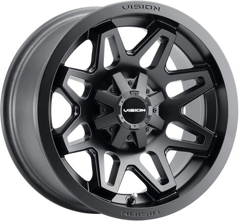 Vision 416 Seven UTV 12x7 4x156 +2.5mm Matte Black Wheel Rim 12" Inch in Saudi Arabia