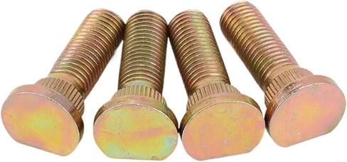 4 Pcs M10x1.25 Spline Screw Wheel Hub Studs - 10.9 Grade Steel for ATV, UTV, Buggy, Kart, Quad Bike Accessories(A) in Saudi Arabia