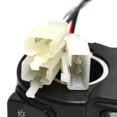 3-in-1 Motorcycle Handlebar Switch – Headlight, Turn Signal & Horn Control, 12V-72V Universal, IP65 Waterproof, 22mm (7/8") Handlebar Mount, 19.3" Wiring – ATV Dirt Bike Scooter Go Kart in Kuwait