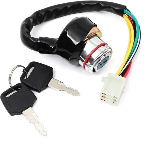 مفتاح إشعال مفتاح RedCap متوافق مع ATV Quad Go Kart 50cc 70cc 90cc 110cc 125cc يناسب Kazuma Meerkat Mini Falcon Falcon Lacoste Dingo SunL ​​TaoTao Coolster Roketa ونماذج 5 أسلاك صينية in Saudi Arabia