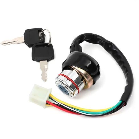 مفتاح إشعال مفتاح RedCap متوافق مع ATV Quad Go Kart 50cc 70cc 90cc 110cc 125cc يناسب Kazuma Meerkat Mini Falcon Falcon Lacoste Dingo SunL ​​TaoTao Coolster Roketa ونماذج 5 أسلاك صينية in Saudi Arabia