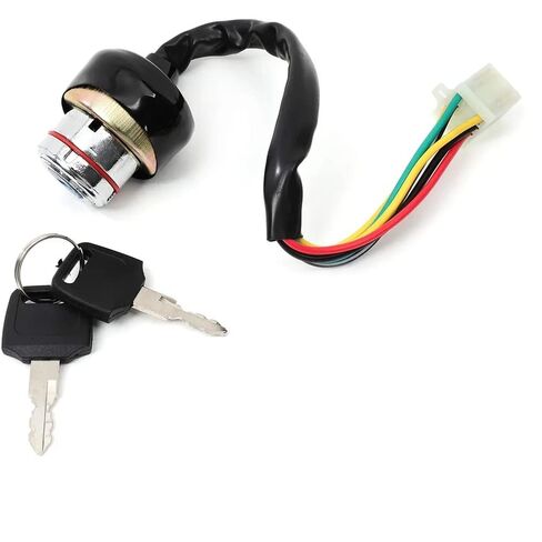 مفتاح إشعال مفتاح RedCap متوافق مع ATV Quad Go Kart 50cc 70cc 90cc 110cc 125cc يناسب Kazuma Meerkat Mini Falcon Falcon Lacoste Dingo SunL ​​TaoTao Coolster Roketa ونماذج 5 أسلاك صينية in Saudi Arabia