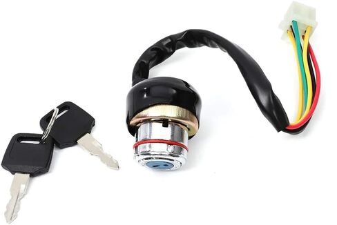 مفتاح إشعال مفتاح RedCap متوافق مع ATV Quad Go Kart 50cc 70cc 90cc 110cc 125cc يناسب Kazuma Meerkat Mini Falcon Falcon Lacoste Dingo SunL ​​TaoTao Coolster Roketa ونماذج 5 أسلاك صينية in Saudi Arabia