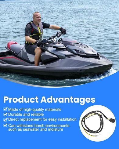 278001733 Start Stop Switch with Harness Fit for Seadoo GTX RXP RXT GTI GTS 2002-2012 in Saudi Arabia