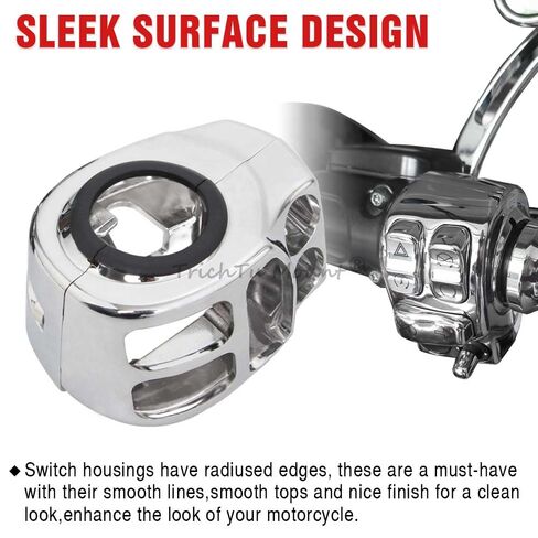 طقم مبيت تبديل المقود مناسب لـ 2014-في وقت لاحق Harley Touring Electra Glide Road Glide Street Glide Road King Tri Glide Freewheeler (كروم) in Kuwait