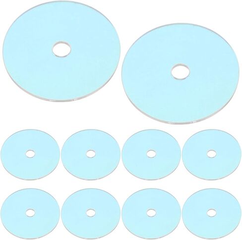 10pcs Mini Album CD Pendant - 1.57'' Laser Music Themed Keyring - Record Disc Keychain Craft Pendant for DIY Bag Purse Charm Party Favor in Kuwait