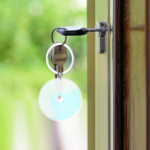 10pcs Mini Album CD Pendant - 1.57'' Laser Music Themed Keyring - Record Disc Keychain Craft Pendant for DIY Bag Purse Charm Party Favor in Kuwait