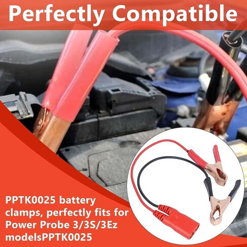 مجموعة الرصاص بمشبك التمساح PPTK0025 تناسب مسبار الطاقة 3/3S/3Ez - تدفق تيار ثابت، قياس دقيق، لتشخيص دوائر السيارات in Saudi Arabia