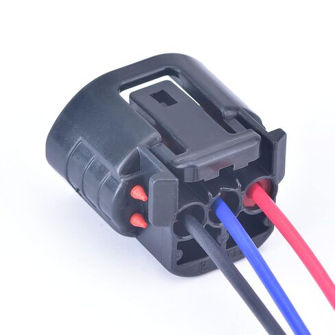 3 Pin Automotive Connectors 090 TS Alternator Lead Repair Regulator Harness Plug 90980-11349 for Infiniti EX35 G35 Nissan 350Z Maxima Rogue, Saab, Suzuki, Audi A8 (Black) in Saudi Arabia