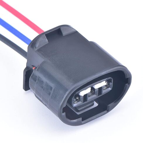 3 Pin Automotive Connectors 090 TS Alternator Lead Repair Regulator Harness Plug 90980-11349 for Infiniti EX35 G35 Nissan 350Z Maxima Rogue, Saab, Suzuki, Audi A8 (Black) in Saudi Arabia