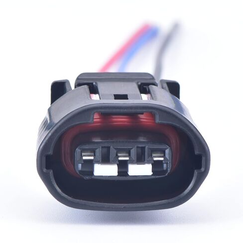 3 Pin Automotive Connectors 090 TS Alternator Lead Repair Regulator Harness Plug 90980-11349 for Infiniti EX35 G35 Nissan 350Z Maxima Rogue, Saab, Suzuki, Audi A8 (Black) in Saudi Arabia