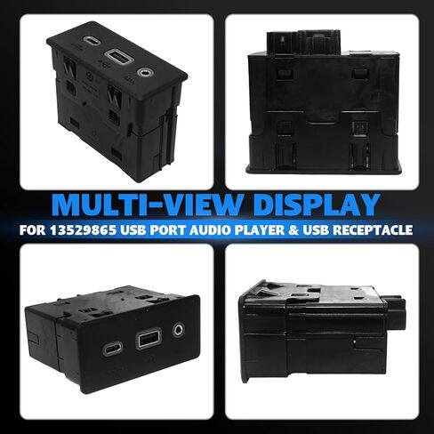 13529865 USB Port Audio Player and USB Receptacle for Chevrolet Equinox 2019-2024 Malibu 2019-2022 Buick Encore GX 2020-2023 Replace 84260037 13512372 in Kuwait