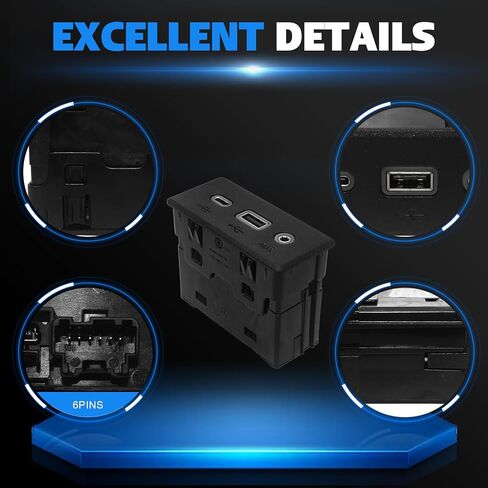 13529865 USB Port Audio Player and USB Receptacle for Chevrolet Equinox 2019-2024 Malibu 2019-2022 Buick Encore GX 2020-2023 Replace 84260037 13512372 in Kuwait