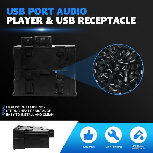 13529865 USB Port Audio Player and USB Receptacle for Chevrolet Equinox 2019-2024 Malibu 2019-2022 Buick Encore GX 2020-2023 Replace 84260037 13512372 in Kuwait