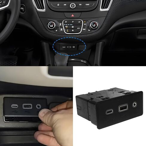 13529865 USB Port Audio Player and USB Receptacle for Chevrolet Equinox 2019-2024 Malibu 2019-2022 Buick Encore GX 2020-2023 Replace 84260037 13512372 in Kuwait