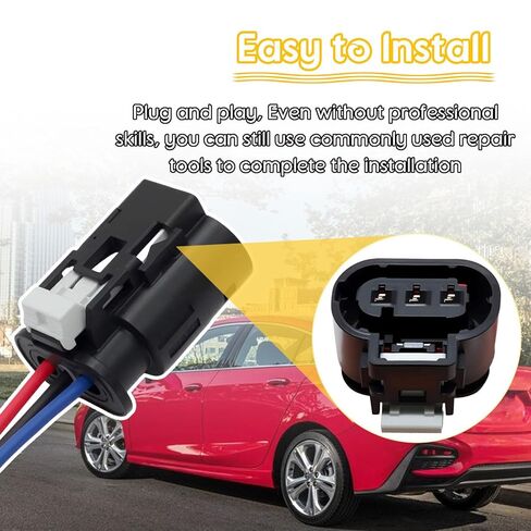 Turbo Boost Air Pressure Sensor Connector Pigtail Plug Harness Compatible with Chevrolet Cruze 1.4L 2016-2019 in Kuwait