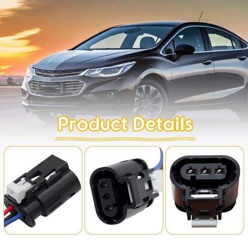 Turbo Boost Air Pressure Sensor Connector Pigtail Plug Harness Compatible with Chevrolet Cruze 1.4L 2016-2019 in Kuwait