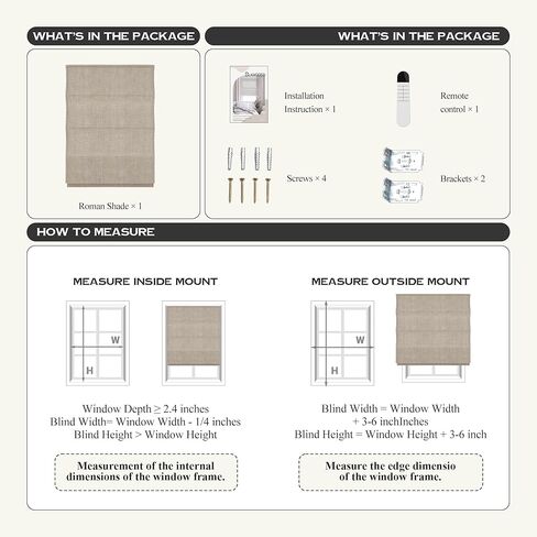 Motorized Roman Shades with Remote, Cordless Smart Blackout or Light Filtering Roman Blinds, Automatic Window Blinds for Bedroom, Living Room, Kitchen, Office, Custom Size in Saudi Arabia