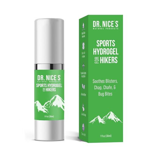 Dr. Nice's Sports Hydrogel - for Hikers | for Instant Blister & Chafe Relief, Non-Toxic | for Chafe and Crack Relief | All-Natural | Designed to Support The Healing Process in Saudi Arabia