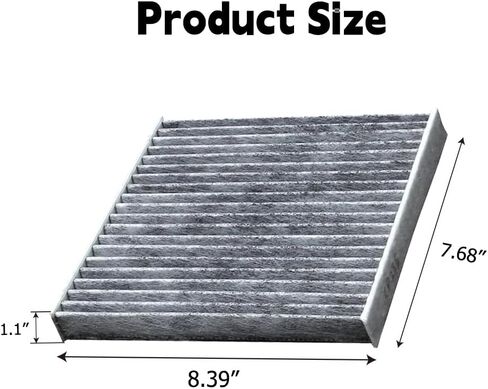 Cabin Air Filter, Automotive Replacement Air Filters with Activated Carbon, for CF10285 in Kuwait