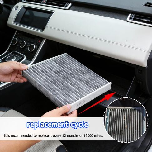 Cabin Air Filter, Automotive Replacement Air Filters with Activated Carbon, for CF10285 in Kuwait