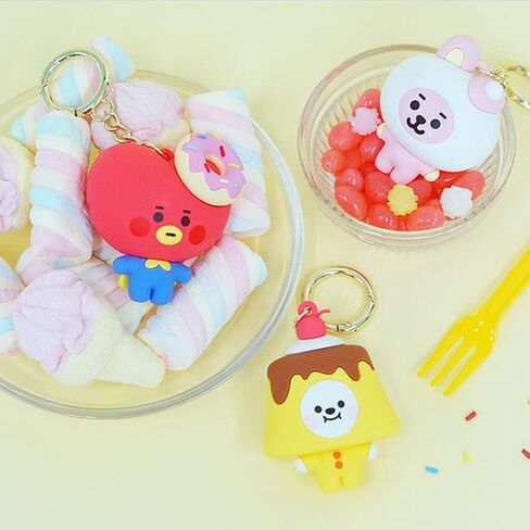 BT21 سلسلة مفاتيح على شكل حلوى على شكل سويتي (كوكي) in Kuwait