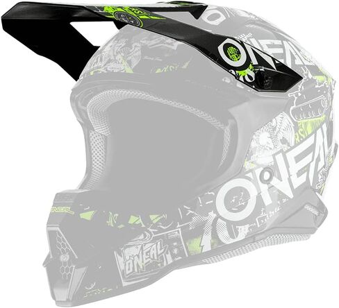 خوذة O'Neal Spare Visor 3 Series Attack 2.0 أسود/أصفر نيون in Saudi Arabia