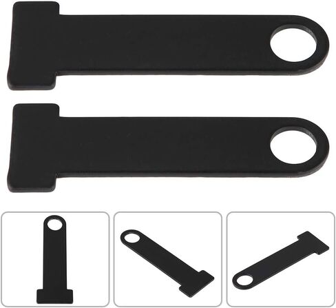 Motorcycle Stainless Steel Helmet Lock- Easy to Install Helmet Strap DRing Lock- Universal Helmet Parts for Riders- Motorcycle Accessories (Black) in Saudi Arabia