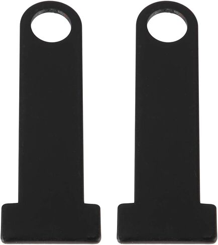 Motorcycle Stainless Steel Helmet Lock- Easy to Install Helmet Strap DRing Lock- Universal Helmet Parts for Riders- Motorcycle Accessories (Black) in Saudi Arabia
