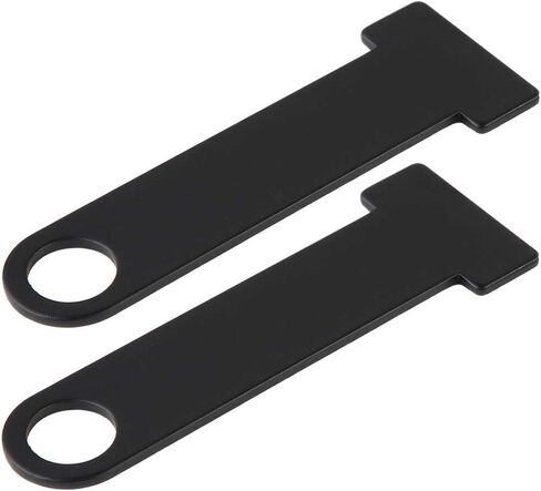 Motorcycle Stainless Steel Helmet Lock- Easy to Install Helmet Strap DRing Lock- Universal Helmet Parts for Riders- Motorcycle Accessories (Black) in Saudi Arabia