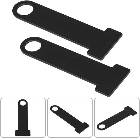 Motorcycle Stainless Steel Helmet Lock- Easy to Install Helmet Strap DRing Lock- Universal Helmet Parts for Riders- Motorcycle Accessories (Black) in Saudi Arabia