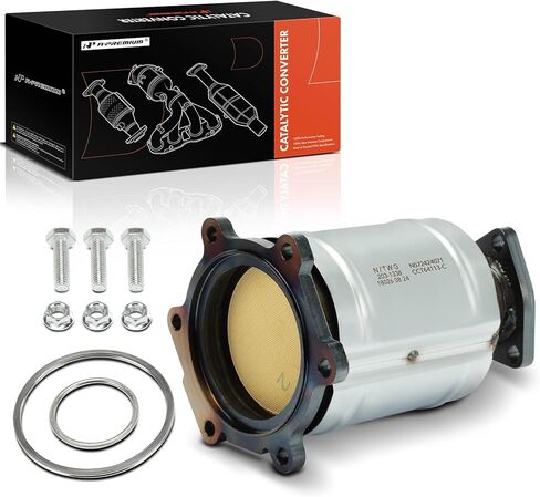 A-Premium Front Catalytic Converter Kit Direct-Fit Compatible with Nissan Pathfinder 1996-2004 & Infiniti QX4 1997-2003, 3.3L 3.5L, E.P.A. Compliant in Saudi Arabia