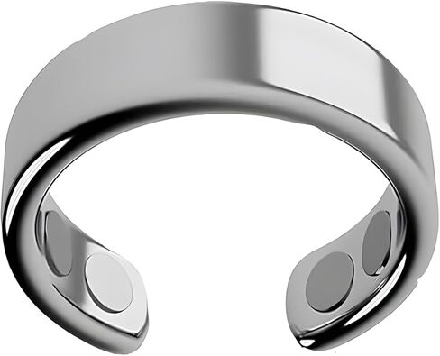 Stress Relief Rings for Women Men Anti Snore Ring Stainless Steel Adjustable Acupressure Auvulis Migraine Ring Migraine Relief Jewelry in Saudi Arabia