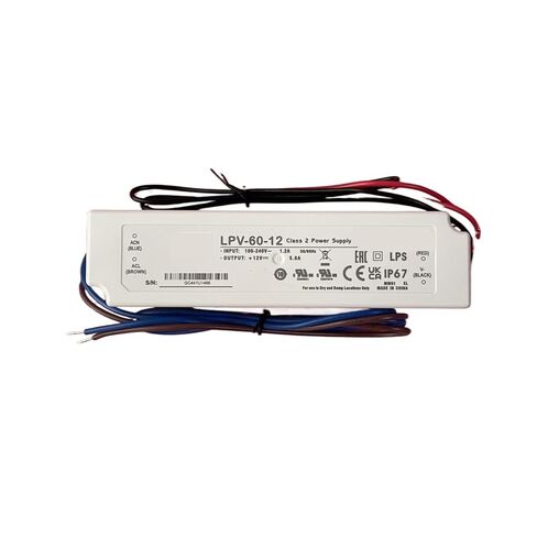 1 قطعة LPV-60 LPV-60-5 | 5 فولت LPV-60-12 | 12 فولت LPV-60-15 | 15 فولت LPV-60-24 | 24 فولت LPV-60-36 | مصدر طاقة 36 فولت LPV-60-48 60 واط (LPV-60-48) in Saudi Arabia