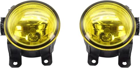Front Bumper Fog Lights Compatible with 2016-2021 Honda Civic With Bulb Yellow lens Left+Right Pairs in Saudi Arabia