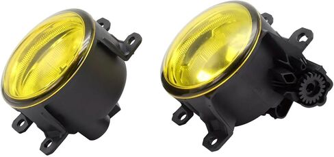 Front Bumper Fog Lights Compatible with 2016-2021 Honda Civic With Bulb Yellow lens Left+Right Pairs in Saudi Arabia
