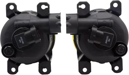 Front Bumper Fog Lights Compatible with 2016-2021 Honda Civic With Bulb Yellow lens Left+Right Pairs in Saudi Arabia